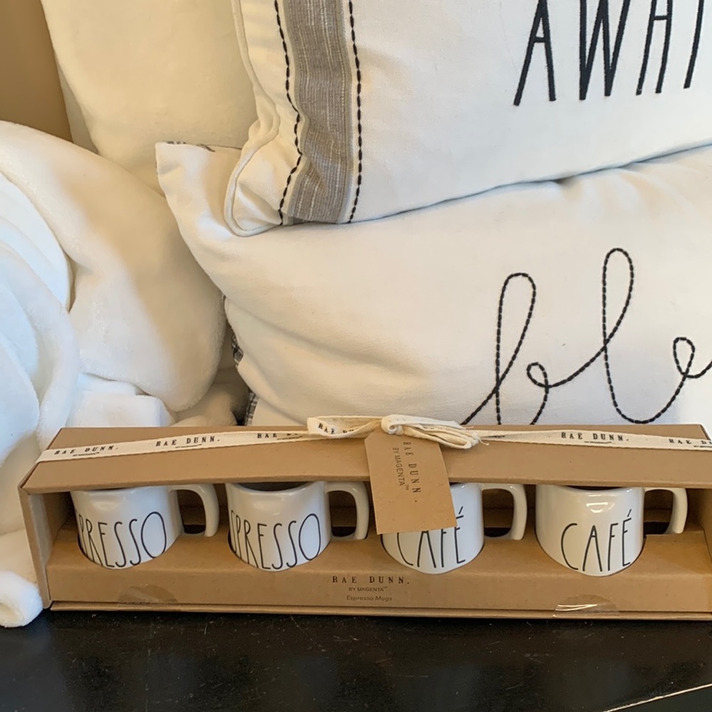 Rae Dunn mini expresso mug set ☕️